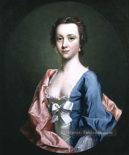 Portrait d’une dame Allan Ramsay portraiture classicisme Peintures à l'huile